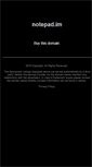 Mobile Screenshot of notepad.im