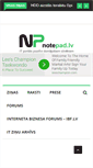 Mobile Screenshot of notepad.lv