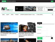 Tablet Screenshot of notepad.lv
